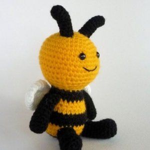 Yellow Easter Bunny Stuffed Animal Cute Plush Toy